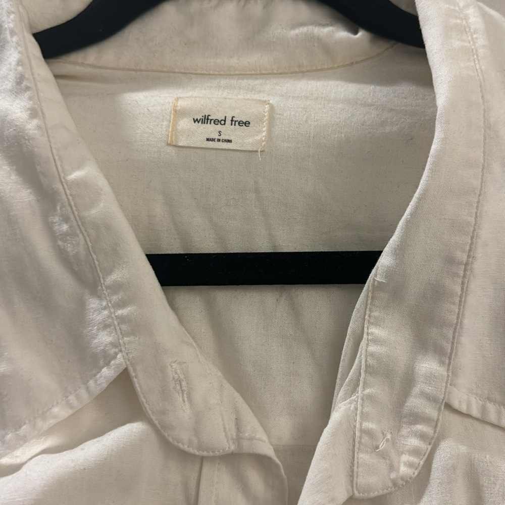 Aritizia Wilfred Free White Button Up - image 2